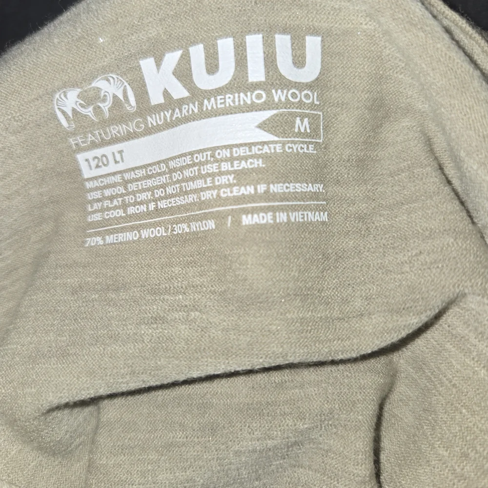 KUIU Mens Tan Hoddie l Merino Wool 120 LT - Picture 3 of 3